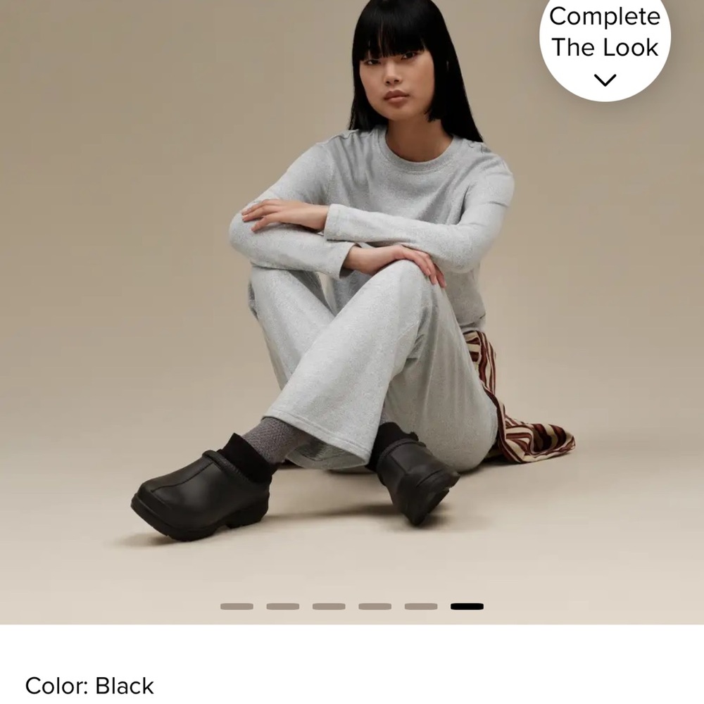 Black Women’s Slip-On Clog Shoes - Comfortable Everyday Wear